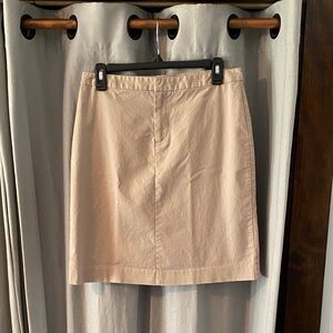 GAP Khaki Skirt - Straight Cut, Size 6